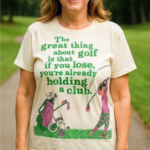 Shoebox Maxine Cotton Hallmark Tee Shirt Size XL NEW- Golfing